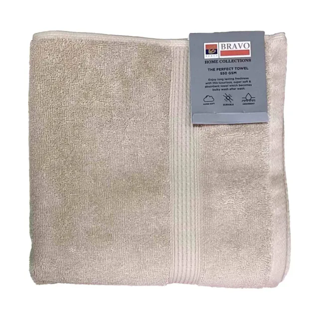 Bravo Hand Towel, 50 x 100 cm, Beige