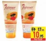 Fairever غسول للوجه + مقشر للوجه