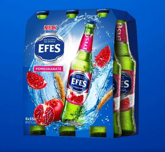 مشروب شعير غير كحولي بنكهة الرمان Efes