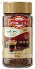 Aroma Fresh قهوة بريكافيه جولد سريعة التحضير
