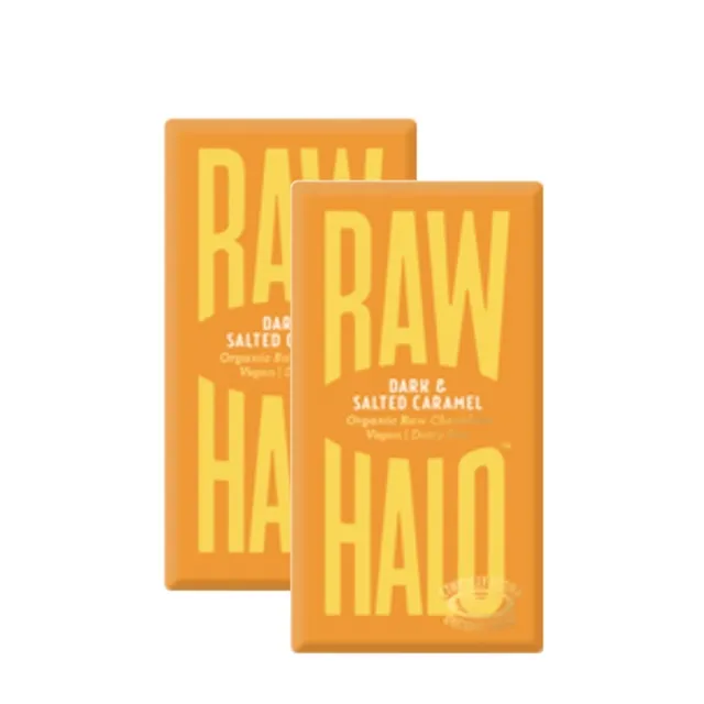 Raw Halo Dark Chocolate Salted Caramel