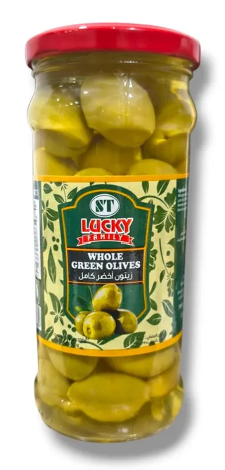 ST Lucky Family Whole Green Olives