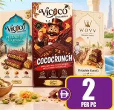 Vicco شوكولاتة بالكنافة والفستق