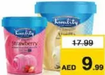 Kwality Ice Cream assorted.