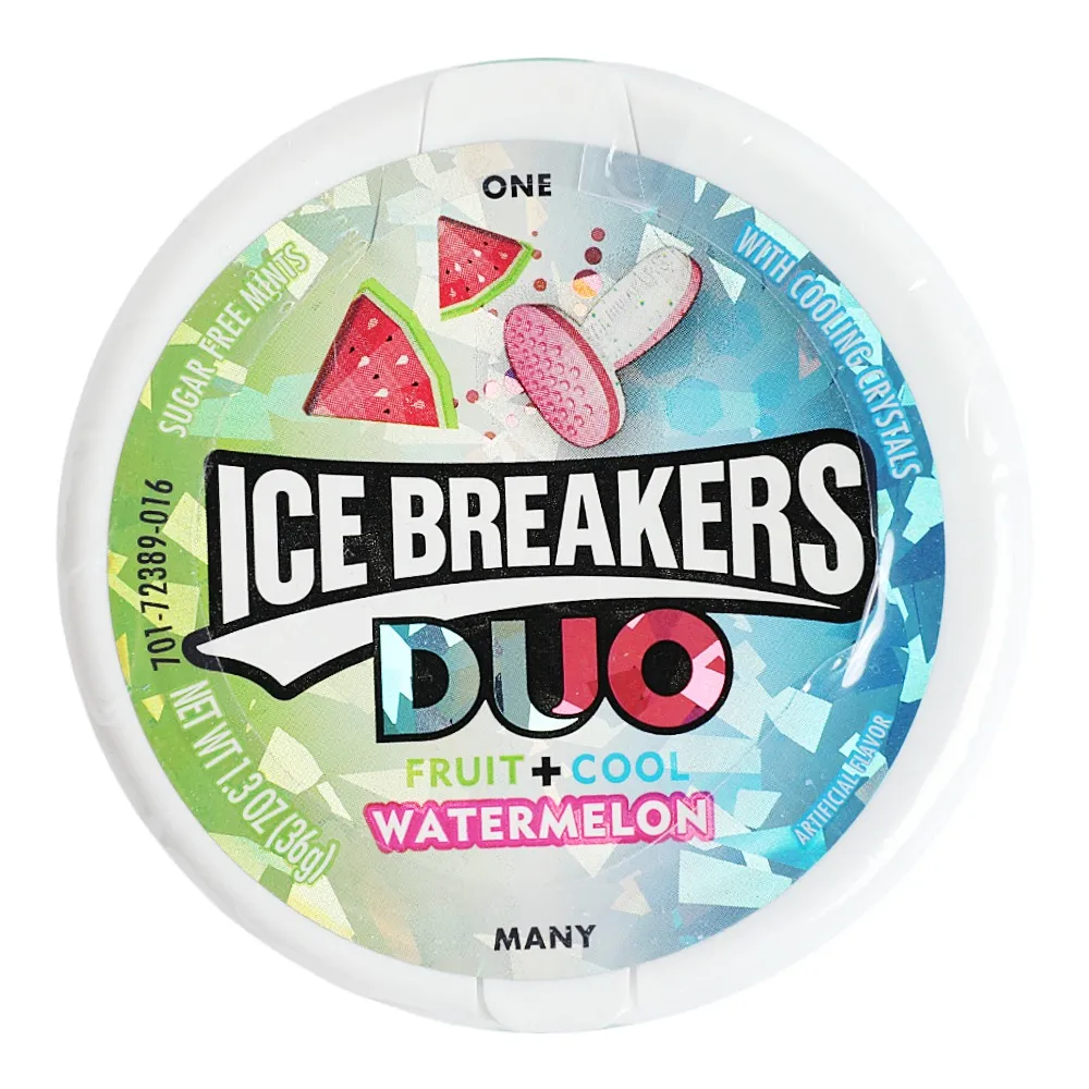 Icebreaker Ice Breakers نعناع خالي من السكر بالفواكه وبطيخ بارد