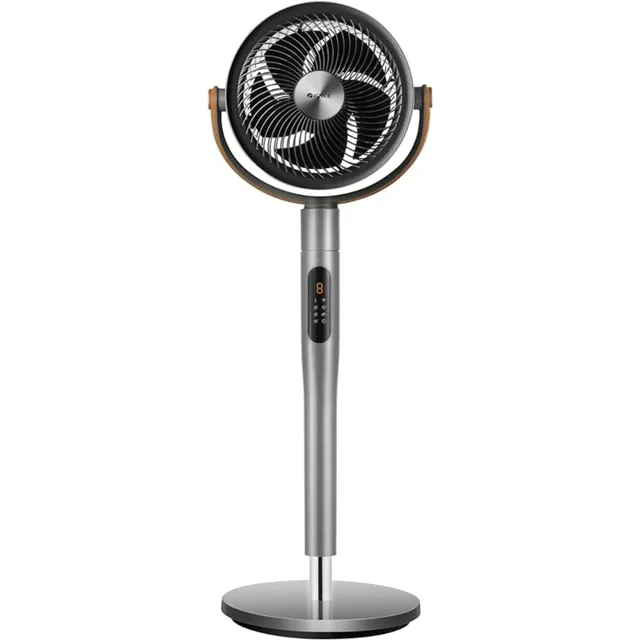 Gree Stand Fan with Remote, 8 Speed, Grey, GCF-2305BAG5