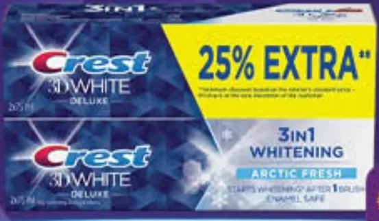 Crest 3Dwl Arctic Fresh