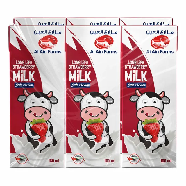 Al Ain Long Life Strawberry Milk Drink
