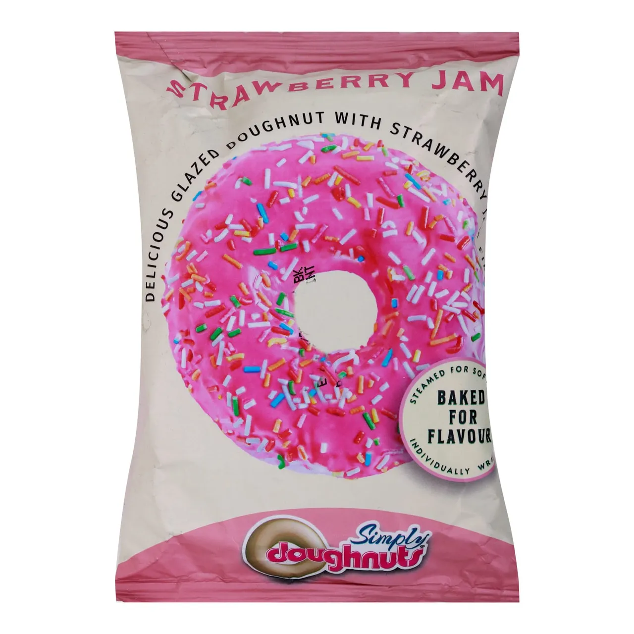 Simply Doughnuts دونات مزججة بمربى الفراولة