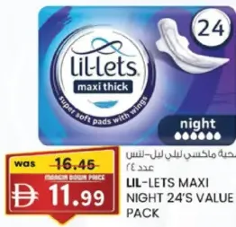 Lil-Lets Maxi Night Value Pack
