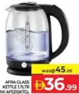 Afra Glass Kettle 1500 W