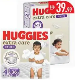 Huggies Extra Care Pants No. 3, 4, 5, 6