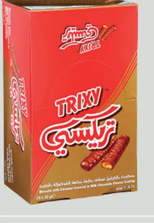 Trixy Biscuits With Caramel Chocolate