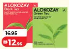 Alokozay كوبشا أكياس شاي أسود / أخضر