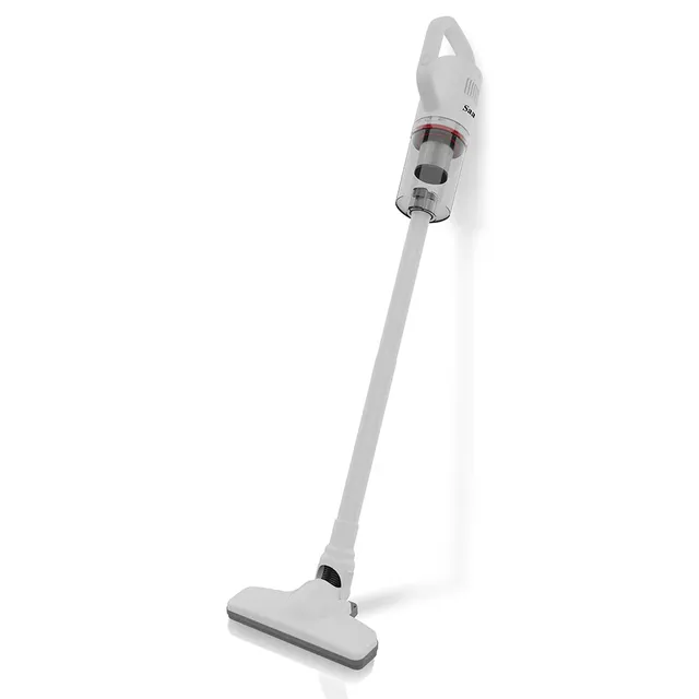 saachi Stick Vacuum Cleaner NL-VC-1113-WH, 400W, 13kPa Strong Suction, HEPA Filter, Dust Cup, Lightweight Corded Vacuum, Low Noise