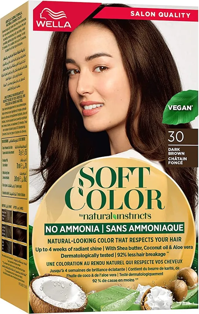 Wella Soft Color Natural Instincts صبغة شعر 3/0 بني داكن