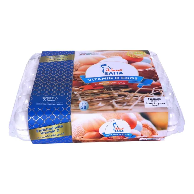 Saha Dubai Eggs Saha Vitamin D Eggs White/Brown 30S