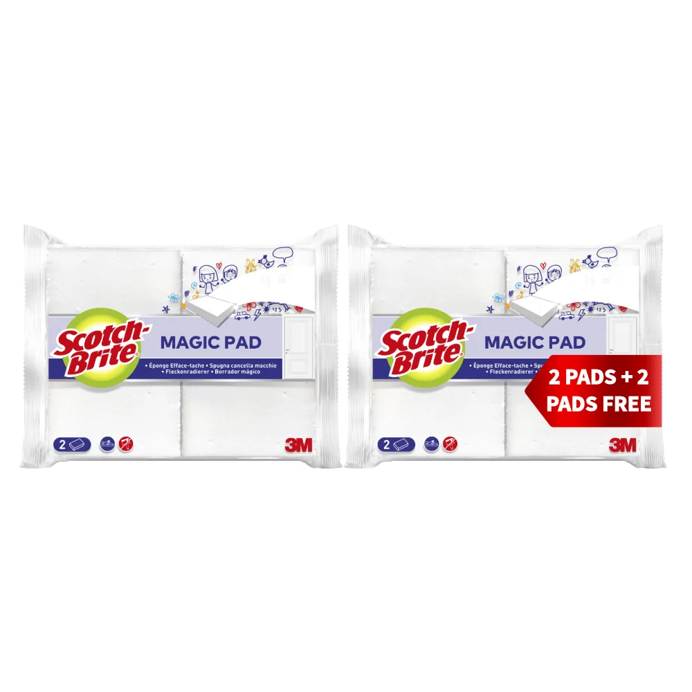 Scotch Brite إسفنجة سهلة لإزالة البقع - 2 pcs