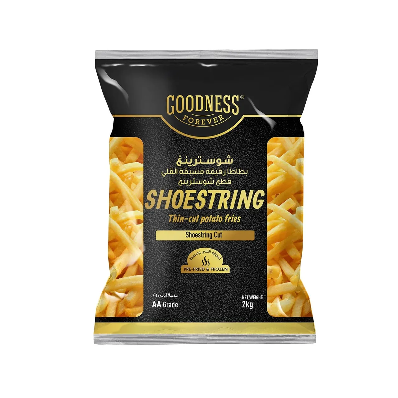 LuLu PL بطاطس مقلية رفيعة مجمدة Goodness Forever