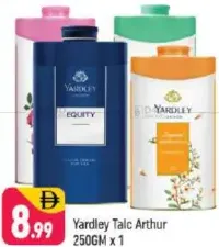 Yardley Talc Arthur