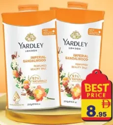 Yardley بودرة تلك بخشب الصندل