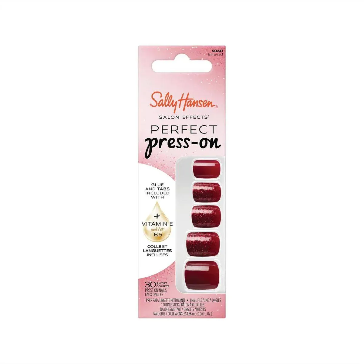 Sally Hansen أظافر لاصقة SQ241 Infra Red