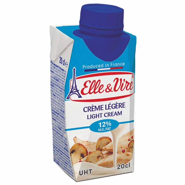 Elle&Vire Elle and Vire UHT Light Cream 12% Fat