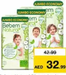 Bebem Natural Diaper Jumbo Pack Assorted