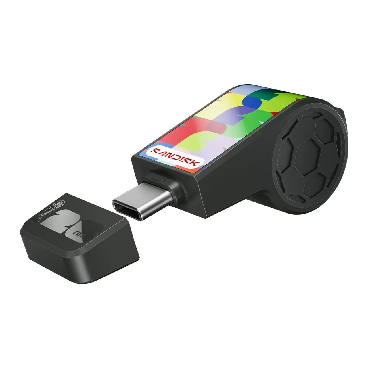 Sandisk فلاش درايف USB-C بسعة 64 GB إصدار كأس العالم لكرة القدم 2026 العالمي، SDCZIAG46