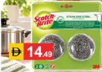 Scotch-Brite Metallic Spiral Ball