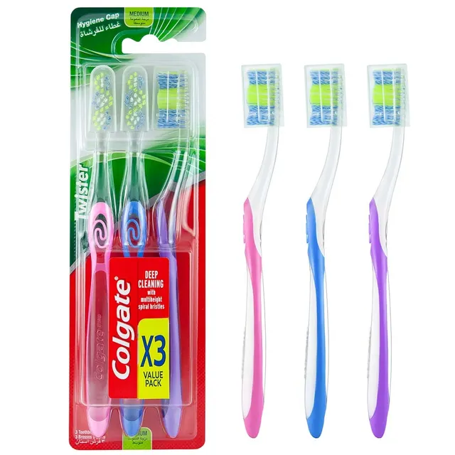 Colgate Twister Toothbrush With Cap