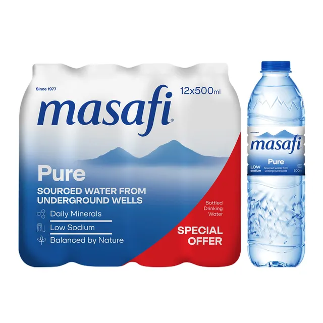 Masafi Pure Bottled Drinking Water Low Sodium Value Pack