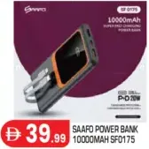Saafo Power Bank 10000 mAh SF0175