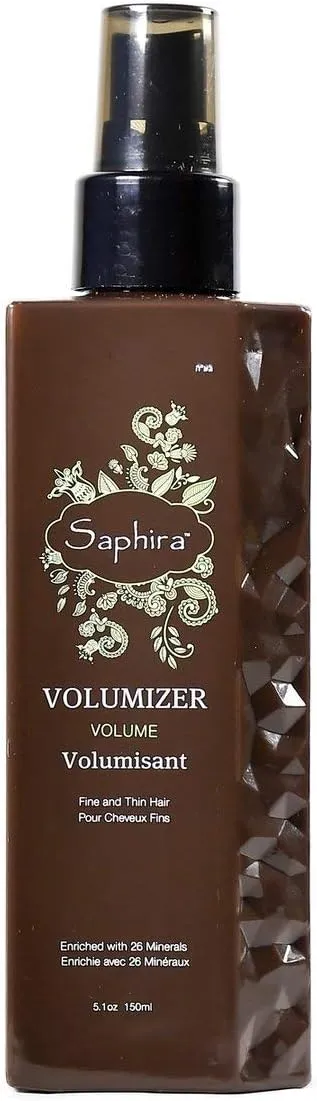 Saphira Volumizer Styling Spray For Fine And Thin Hair With 26 Healing Minerals, Sulfate-Free, Paraben-Free, Softens, And Volumizes Fine, Thin Or Chemically Treated Hair