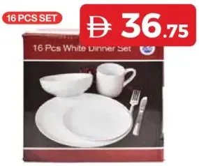 Lili Dinner Set White
