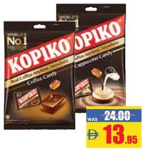 Kopiko Candy Bag Coffee/Cappuccino