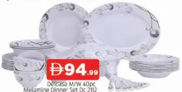 Delcasa Melamine Dinner Set Dc 2112