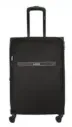Carlton Turbolite Plus 4-wheel soft casing cabin trolley black
