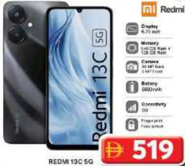 Redmi 13C 4 GB Ram + 128 GB Rom