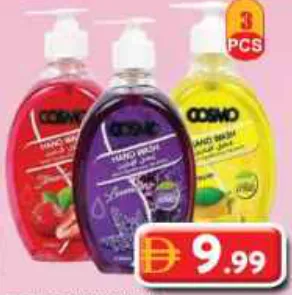 Cosmo Hand Wash Assorted