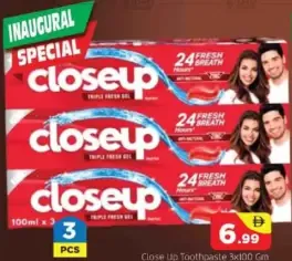closeup Toothpaste