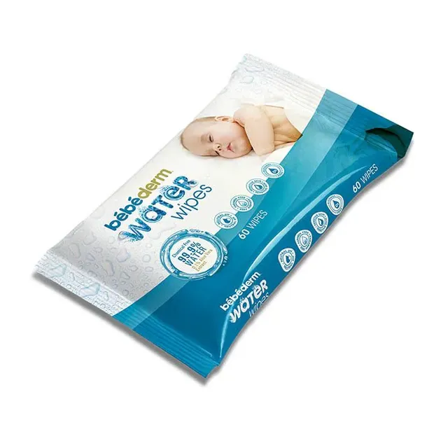 bébéderm Water Wipes, 60 Wipes