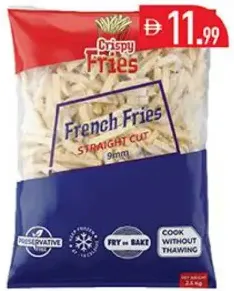 Crispy Fries French Fries Straight Cut 9mm