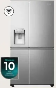 Hisense Side by Side Refrigerator RS5P819STC
