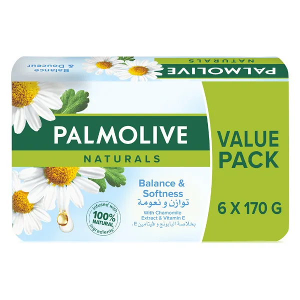 Palmolive لوح صابون بخلاصة الأعشاب عبوة اقتصادية - 5 +