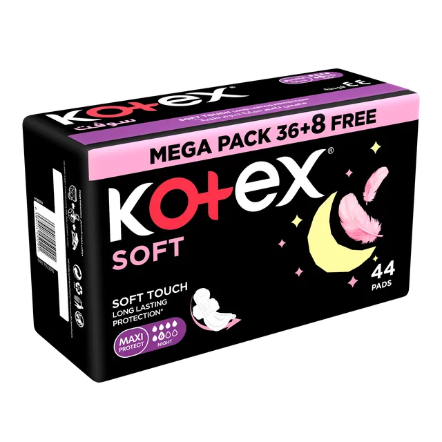Kotex Maxi Soft Touch Night - 44's