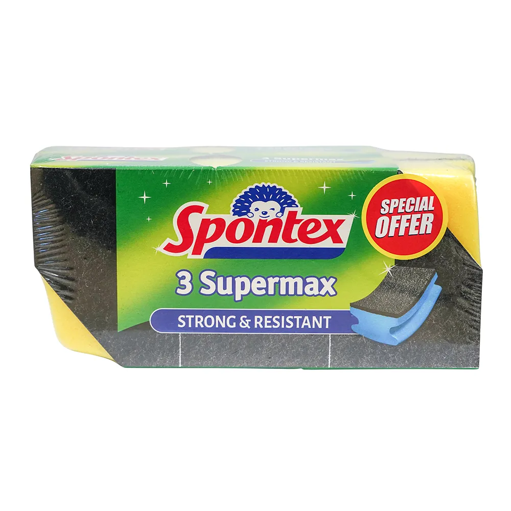 Spontex عبوة إسفنج اقتصادية - 2 x 3 pcs