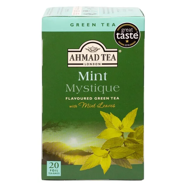 Ahmad Tea Mint Mystique Green Tea Bags 20 Tea Bags