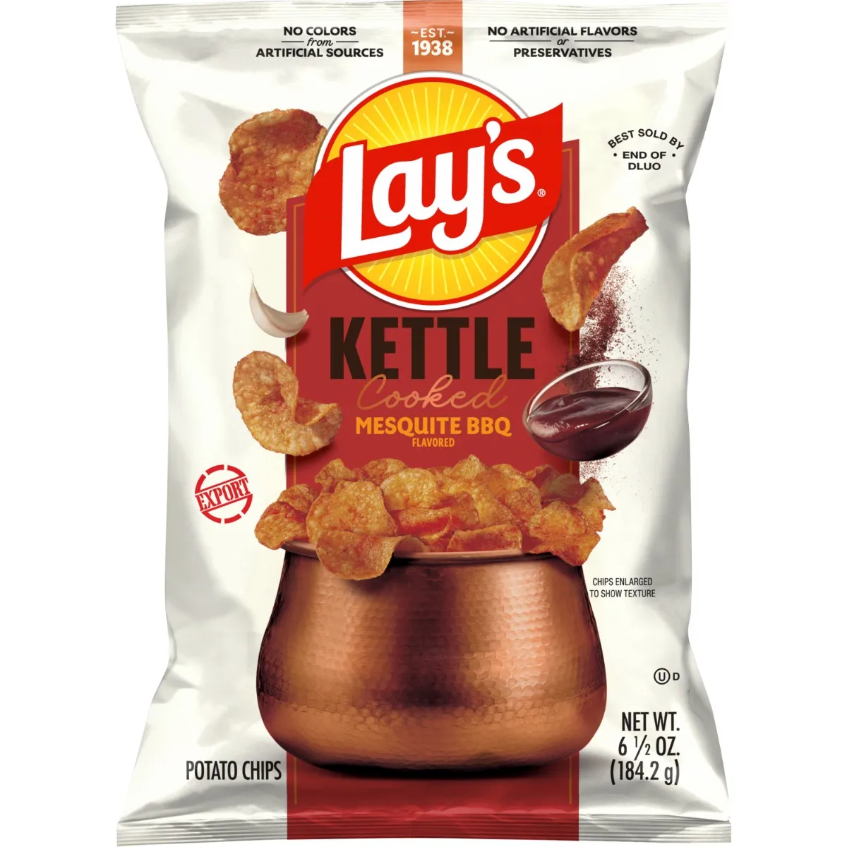Lay'S رقائق بطاطس مطهوة على الطريقة التقليدية بنكهة الباربكيو