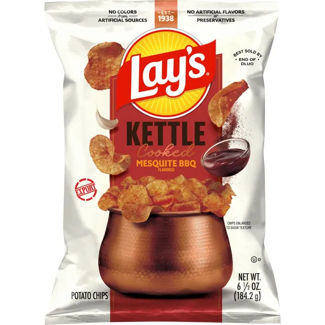 Lay'S Kettle Cooked Barbeque Potato Chips